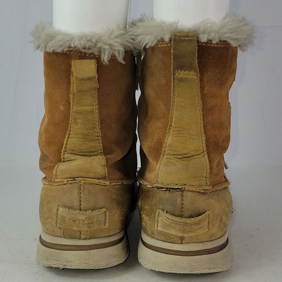 Sorel Joan Explorer Suede Leather Women's Ankle Booties - Picture 6 of 16